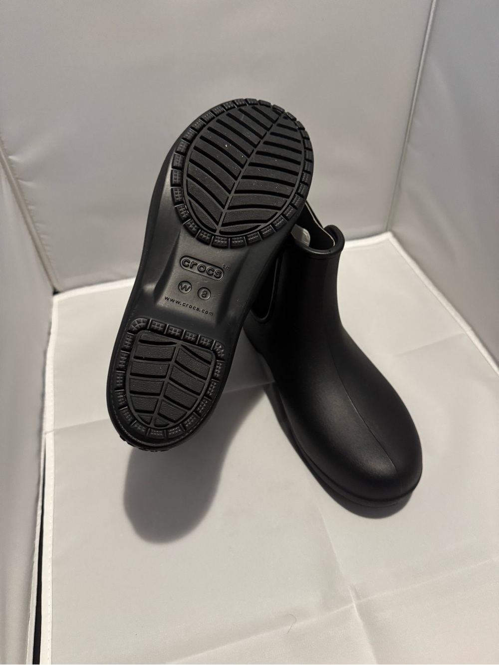 Crocs Women’s Boots Black Size 8 - Picture 3 of 6